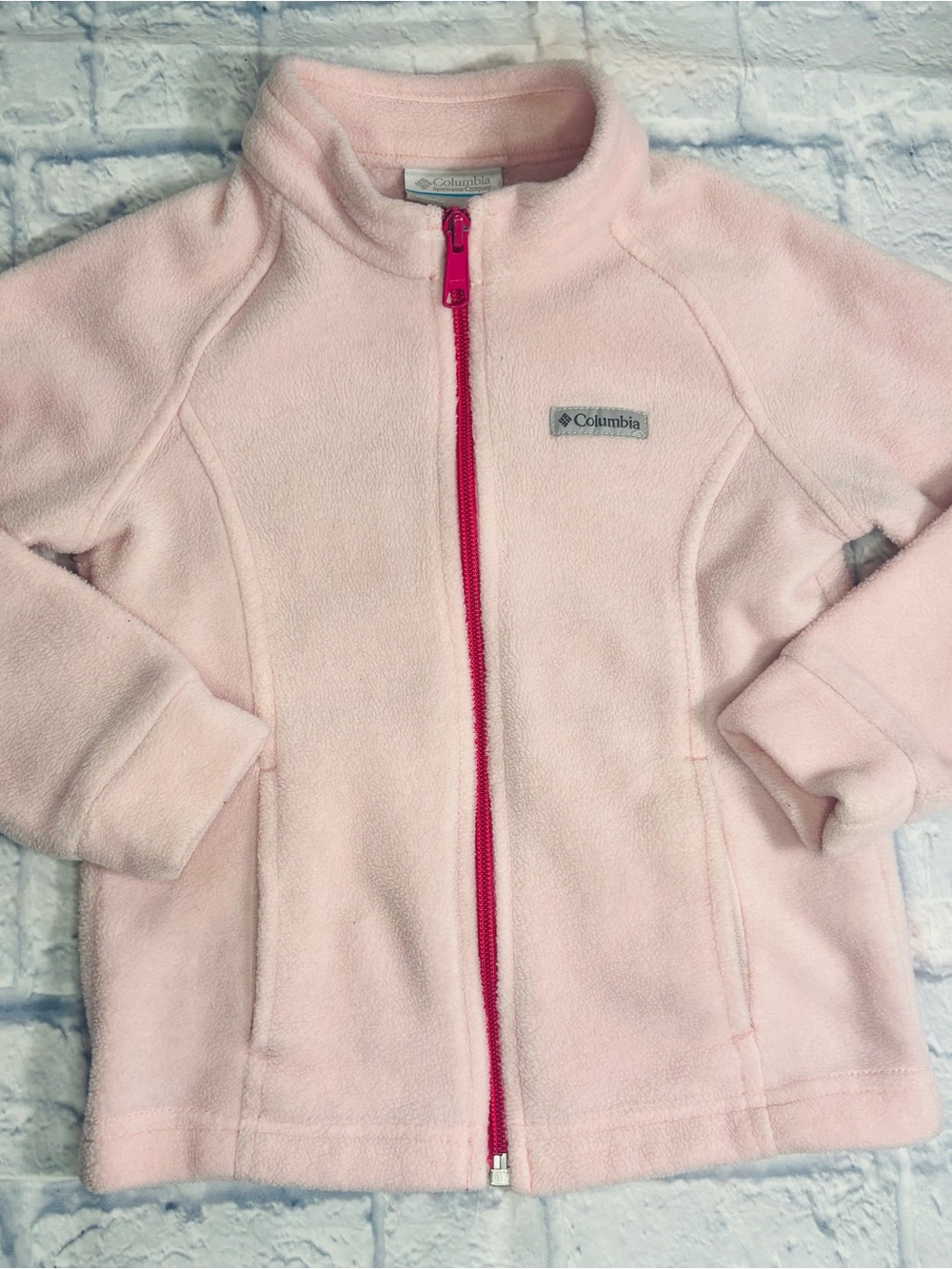 Girls 4T Baby Pink Columbia Fleece Jacket
